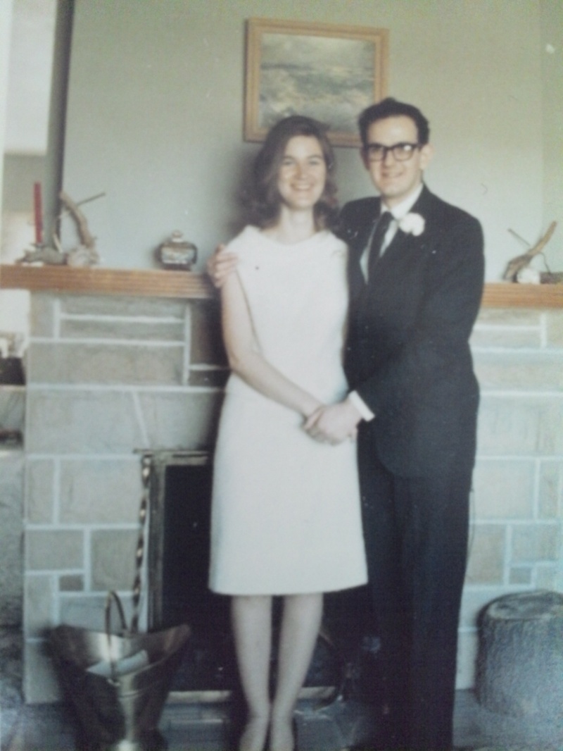 This is a picture of my Grandparents when they got married in 1965.